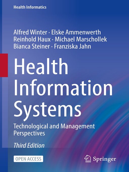 Title details for Health Information Systems by Alfred Winter - Available